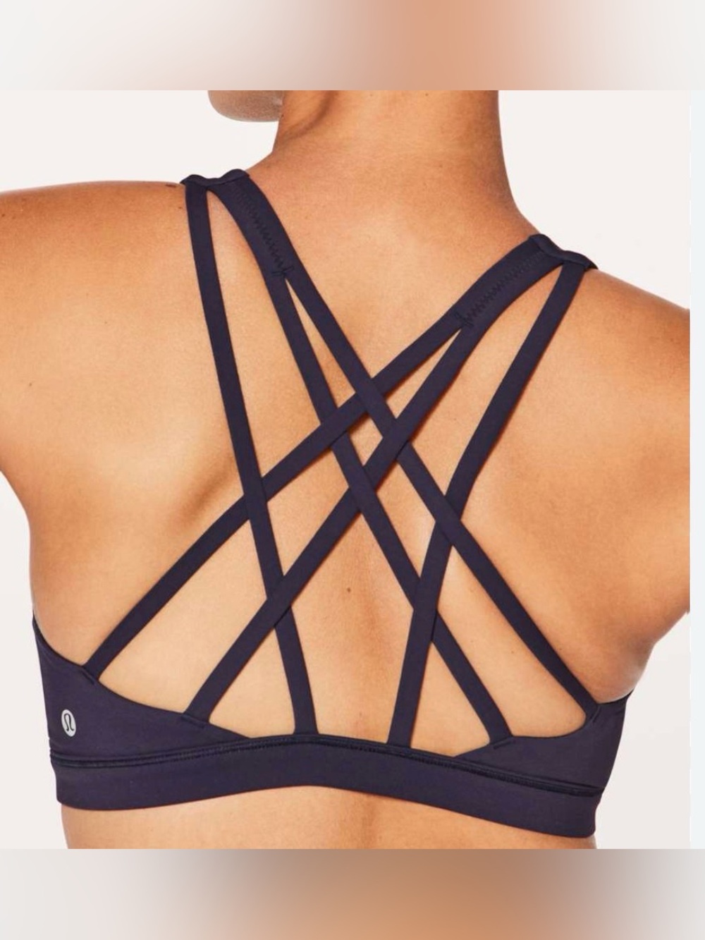 Lululemon Free to Be Serene Bra, C/D Cup, Black, NWT, Size 8 Sports Workout Bra